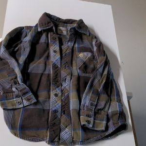 Boys Carhartt flannel shirt